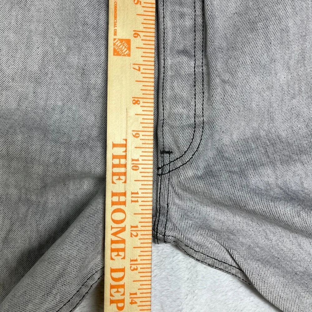Levi's 501 Jeans Men's Gray Denim Classic Straight Button‎ Fly Flaws - 36X28